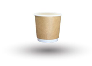 Paper Cup 4oz Double -white